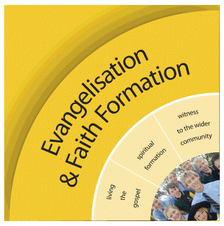 snippet of Religious Life of School illustration, focussing on Evangelisation and Faith Formation