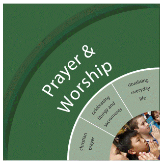 snippet of Religious Life of School illustration, focussing on Prayer and Worship